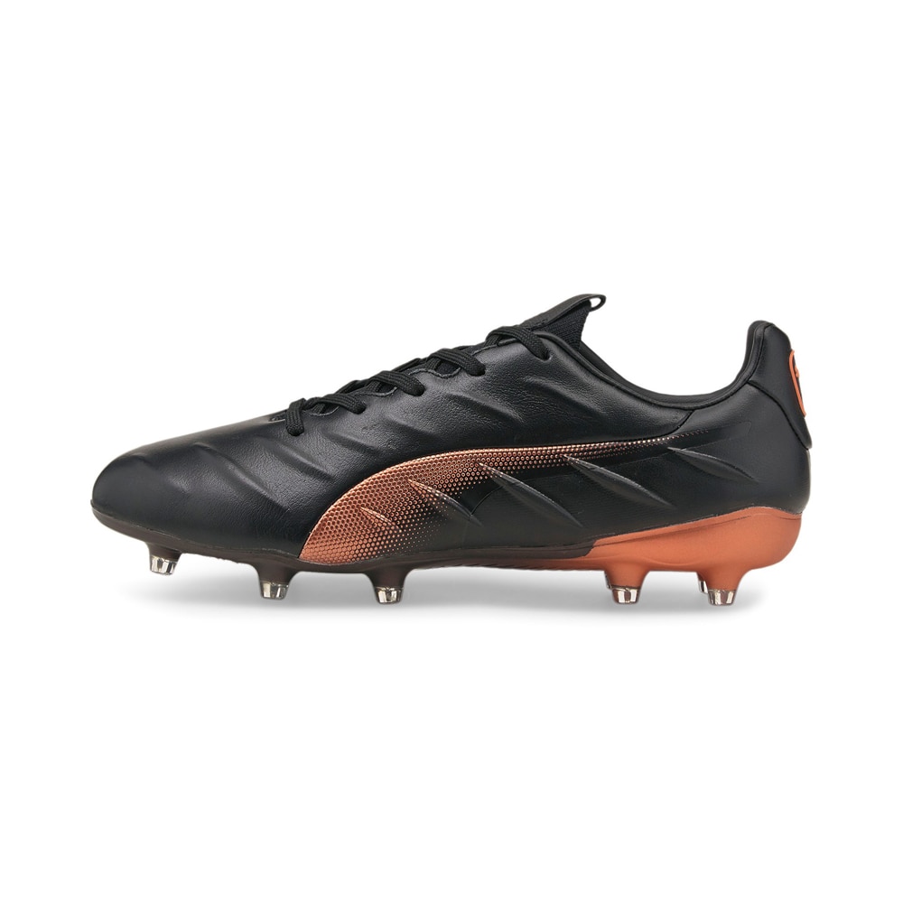 Puma King Platinum 21 FG/AG Fotballsko Sort/Bronse