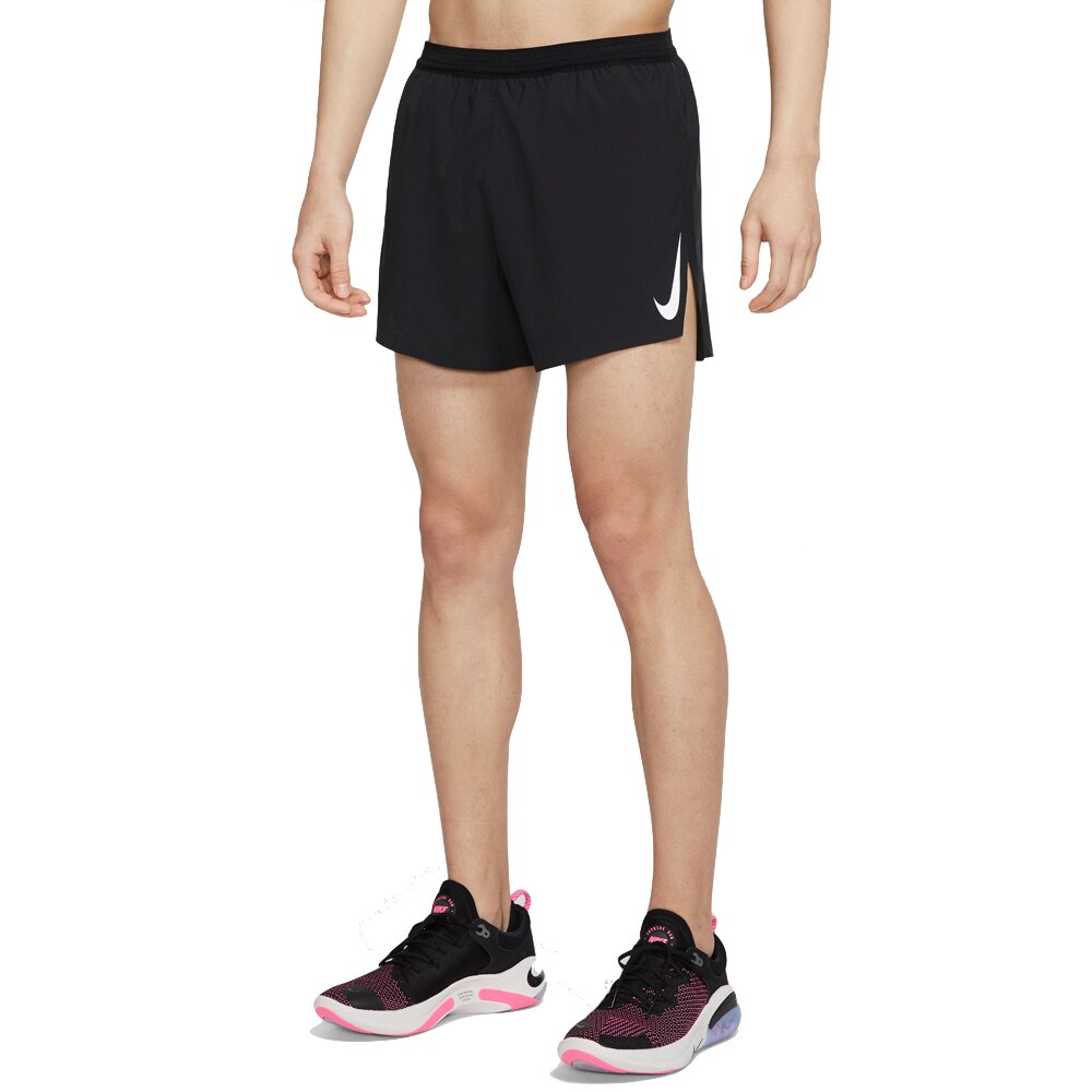 Nike Aeroswift 4' Løpeshorts Herre Sort