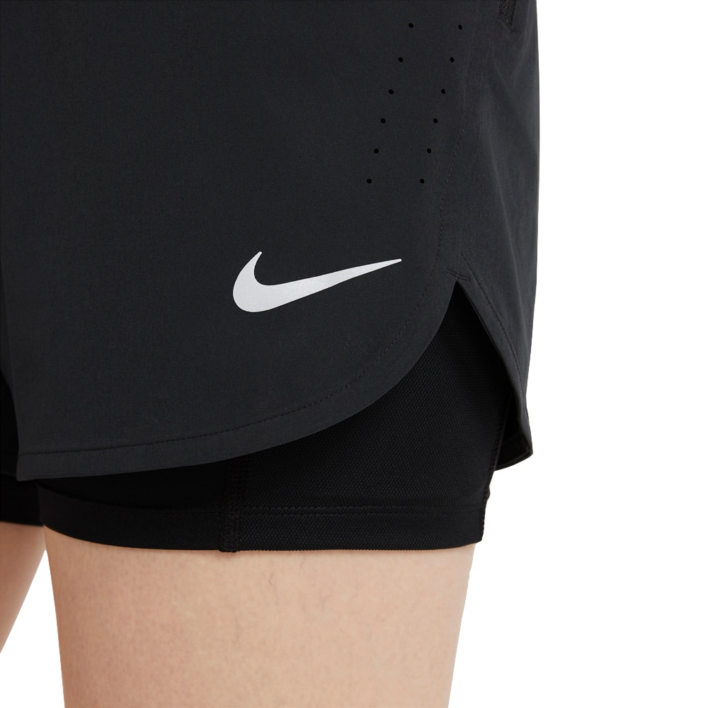 Nike Eclipse 2in1 Treningsshorts Dame Sort