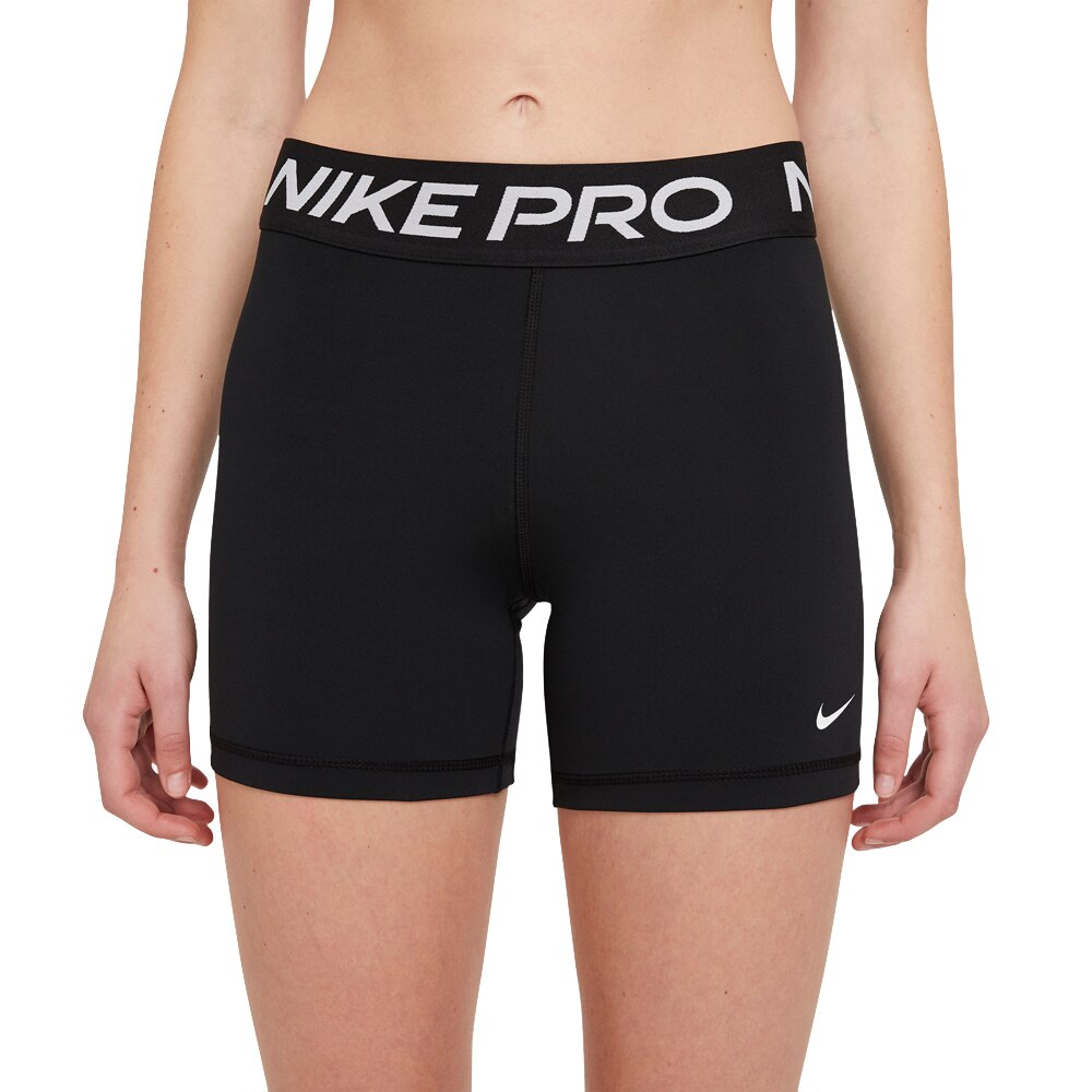 Nike Pro 365 Tights Shorts 5' Dame Sort