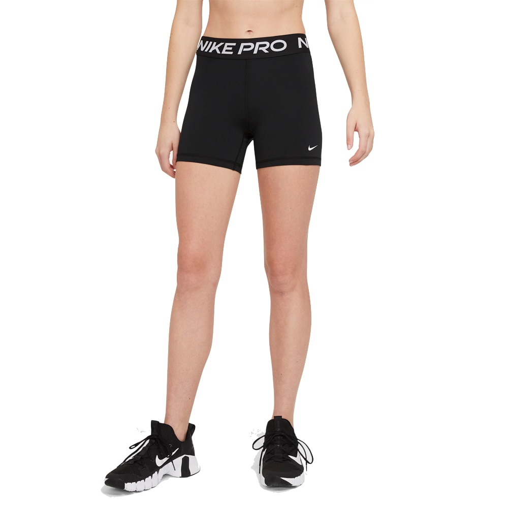 Nike Pro 365 Tights Shorts 5' Dame Sort