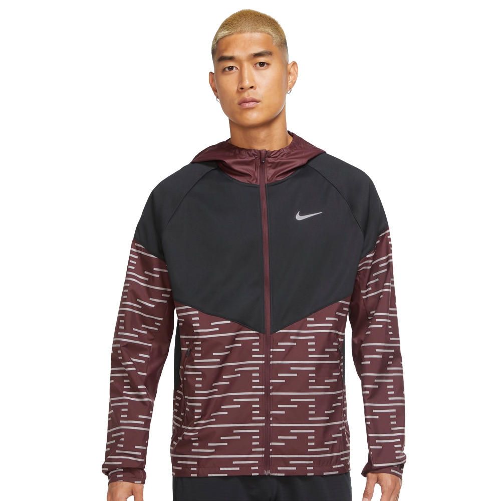 Nike Repel Windrunner Treningsjakke Herre Burgunder