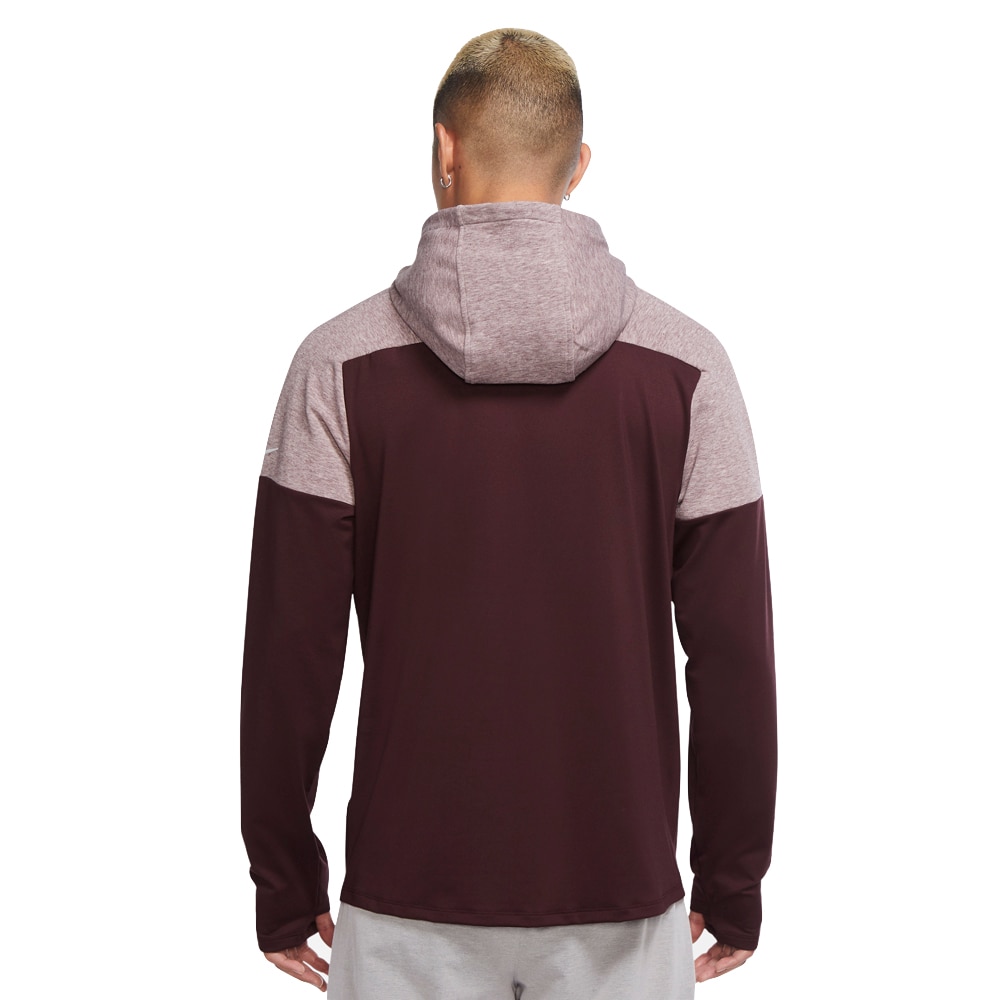 Nike Element Treningsgenser Hoodie Burgunder