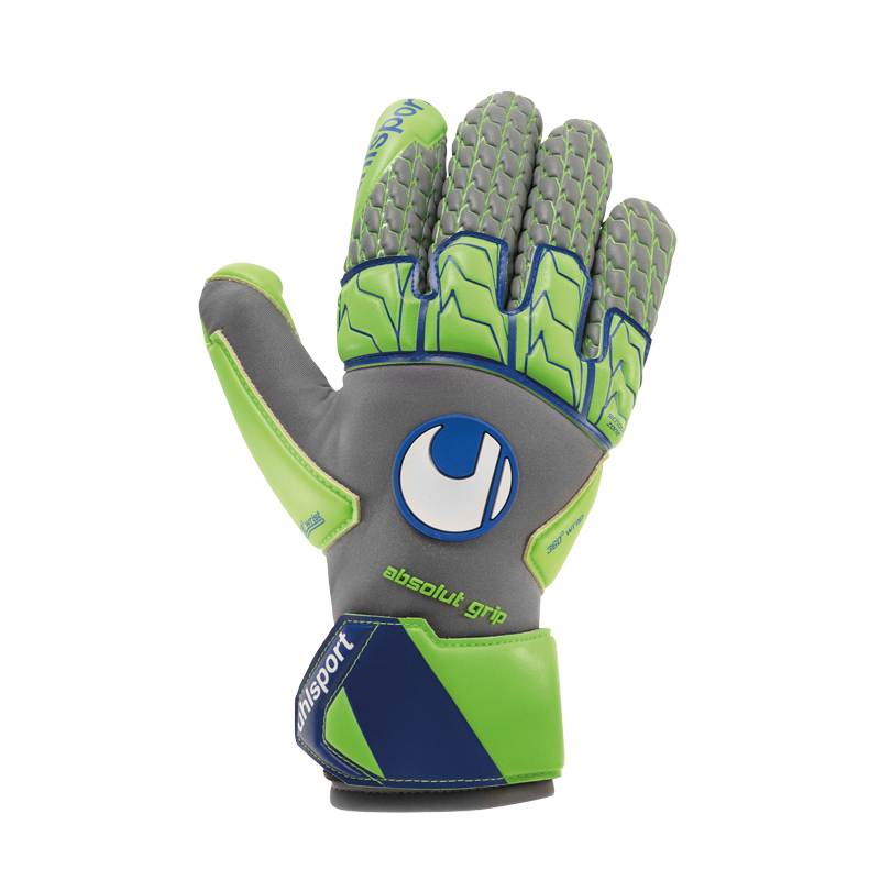 Uhlsport Tensiongreen Absolutgrip Reflex Keeperhansker Grå/Grønn