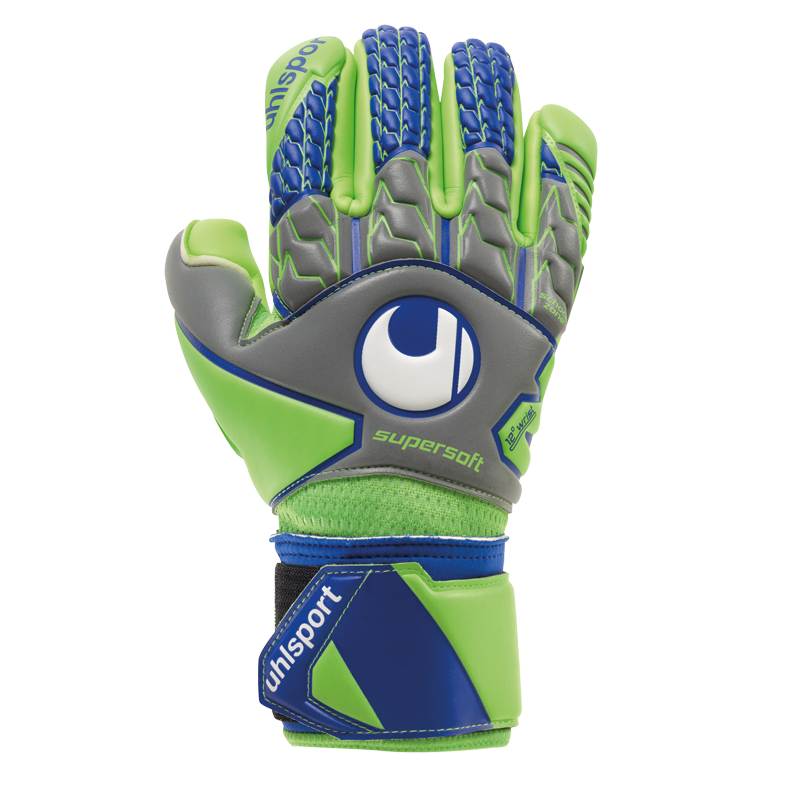 Uhlsport Tensiongreen Supersoft HN Keeperhansker Grå/Grønn
