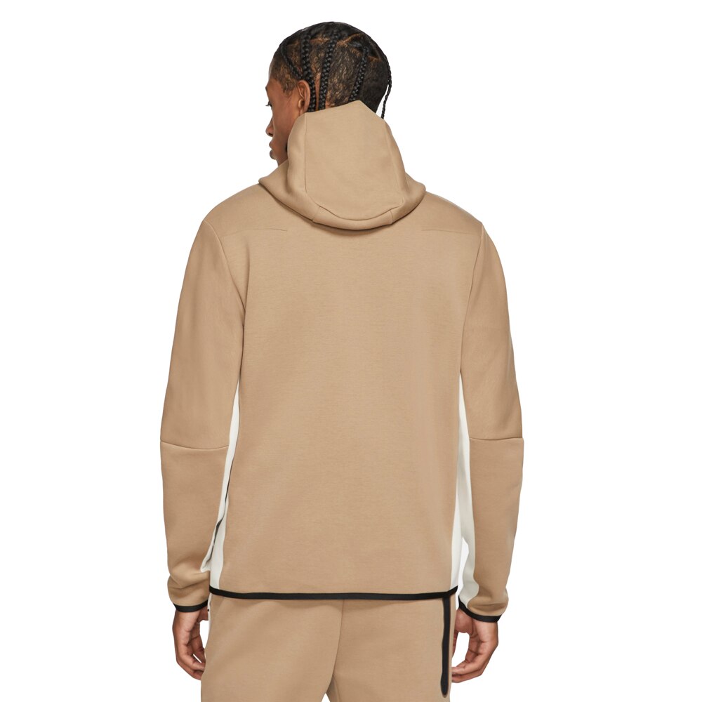 Nike Tech Fleece FullZip Hettegenser Hvit/beige