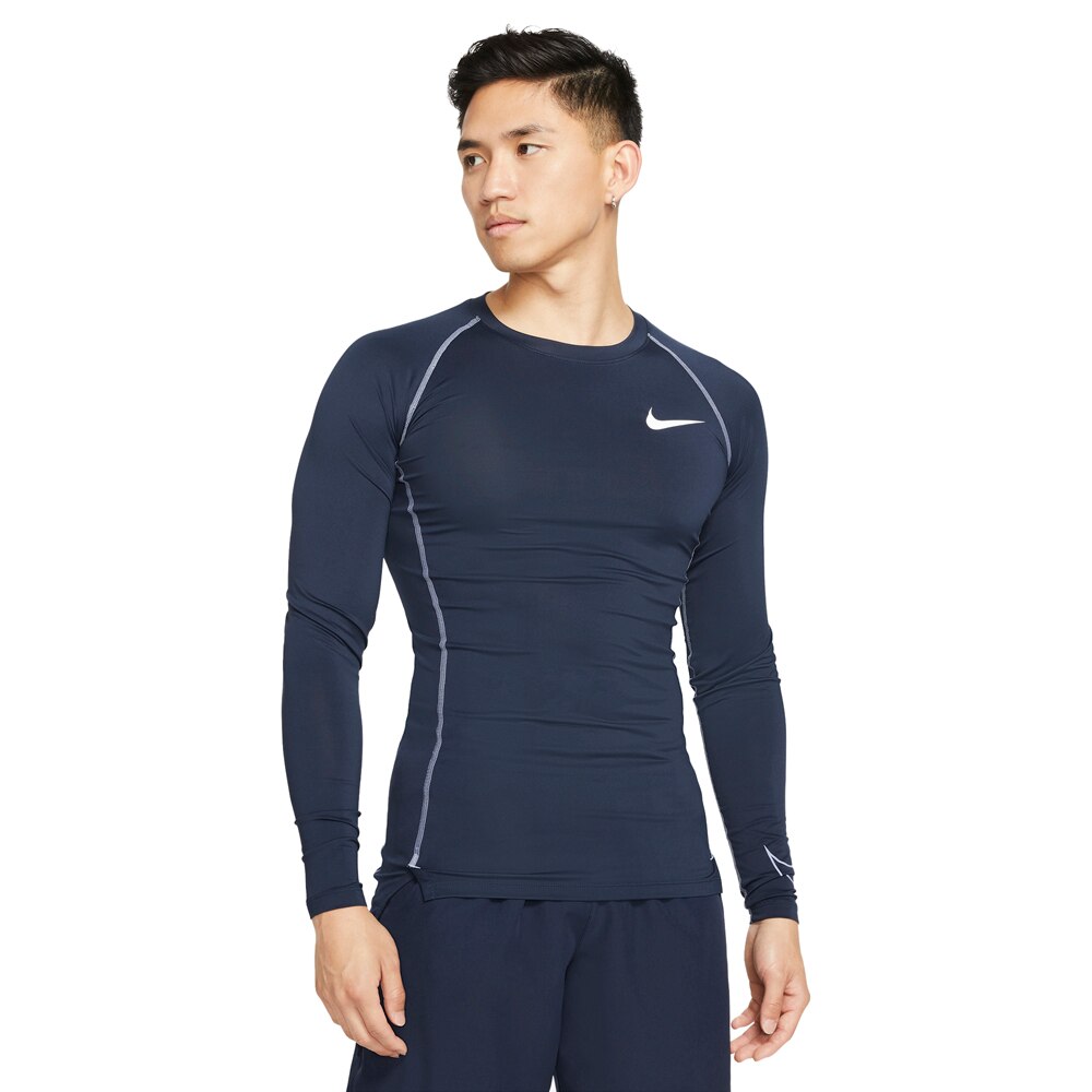 Nike Pro Dri-Fit Langermet Baselayer Marine