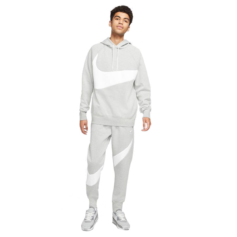 Nike Tech Fleece Swoosh Hoodie Hettegenser Grå