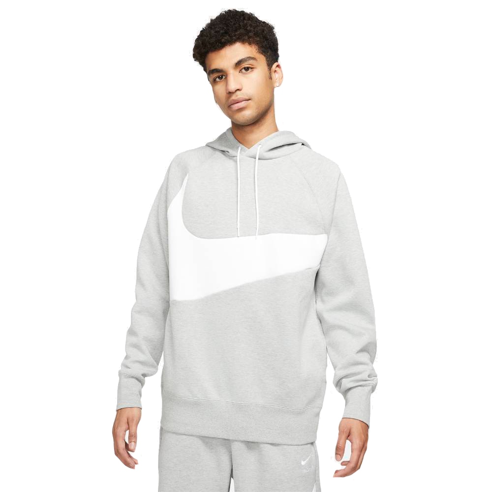 Nike Tech Fleece Swoosh Hoodie Hettegenser Grå