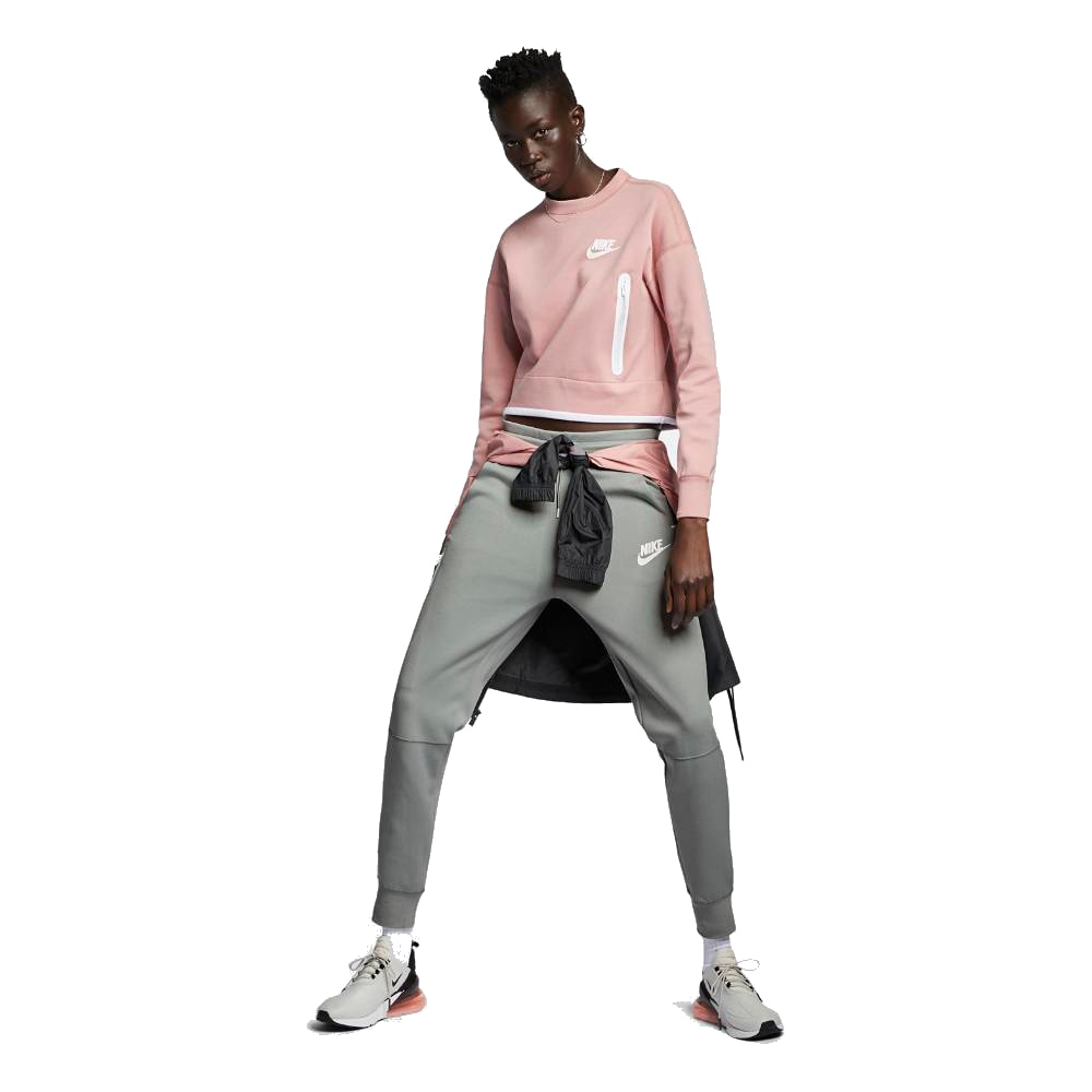 Nike Tech Fleece Fritidsbukse Dame Grå/Grønn