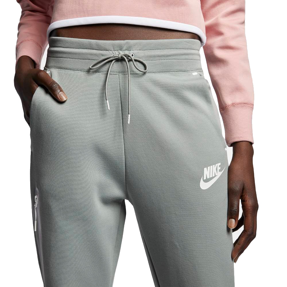 Nike Tech Fleece Fritidsbukse Dame Grå/Grønn