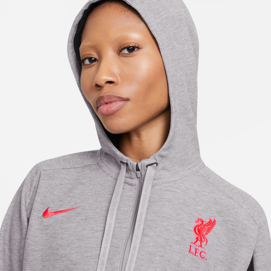 Nike Liverpool FC Cropped Hettegenser ZIP Dame