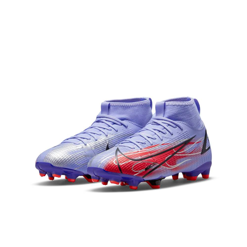 Nike Mercurial Superfly 8 Academy FG/MG Fotballsko Barn KM Flames