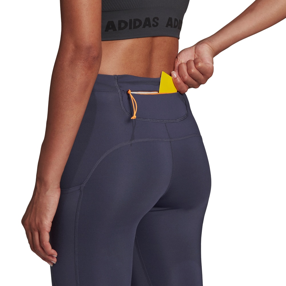 Adidas Run Fast Tights Dame Marine