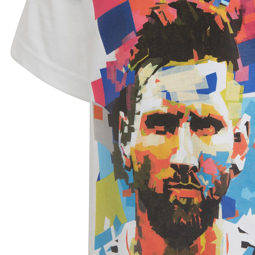 Adidas Messi T-Skjorte Barn Hvit