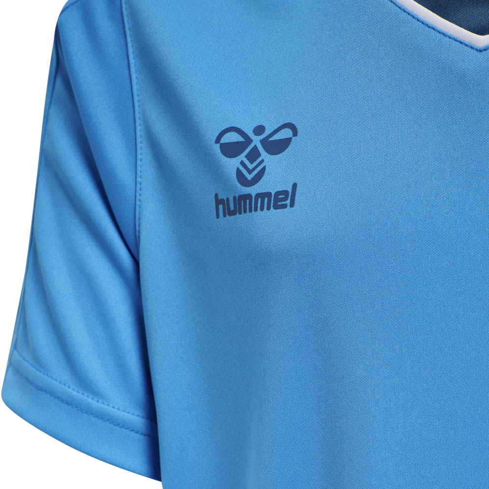 Hummel Core XK Poly Kortermet Trøye Barn Lyseblå/Marine