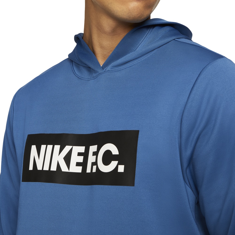 Nike FC Libero Hoodie Hettegenser Blå