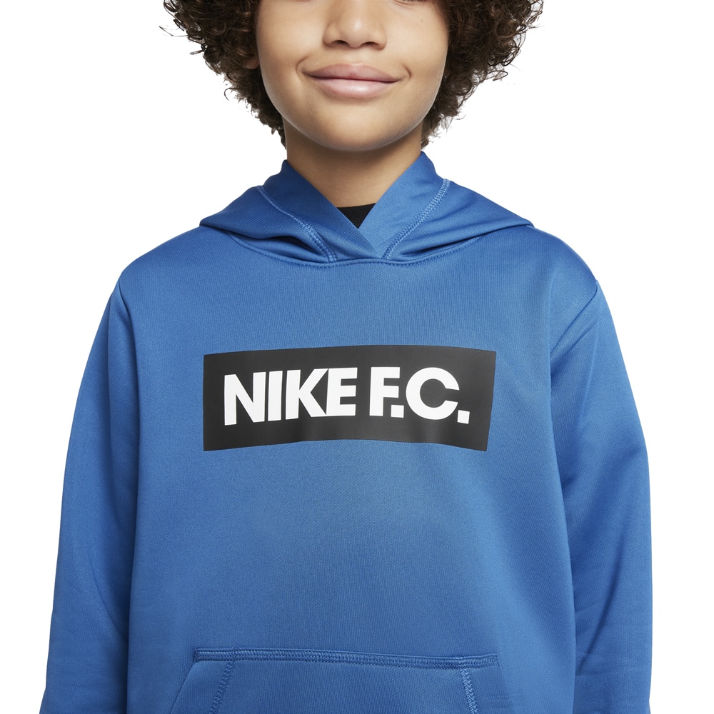 Nike FC Libero Hoodie Hettegenser Lyseblå