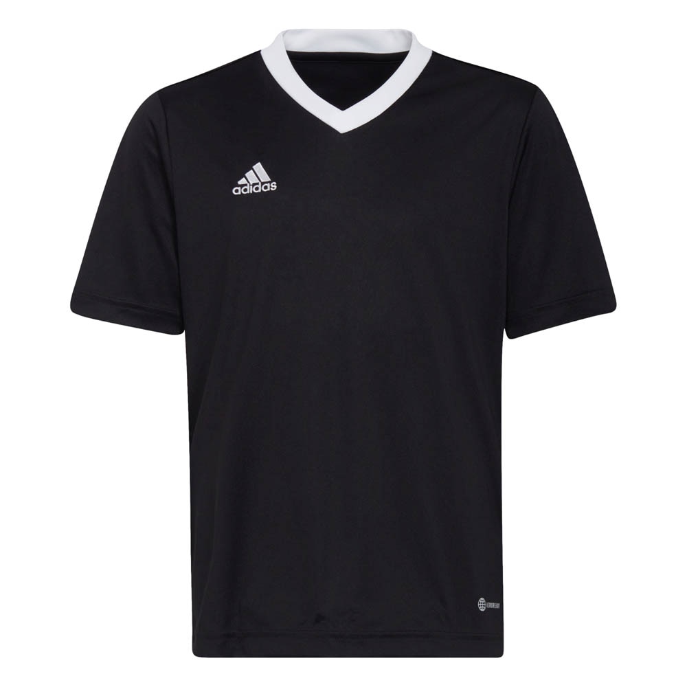 Adidas Entrada 22 Fotballdrakt Barn Sort