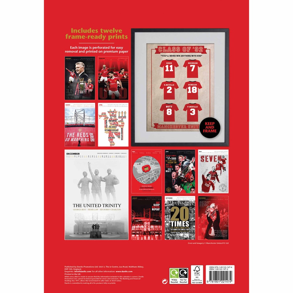 Official Product Manchester United Deluxe Kalender 2022