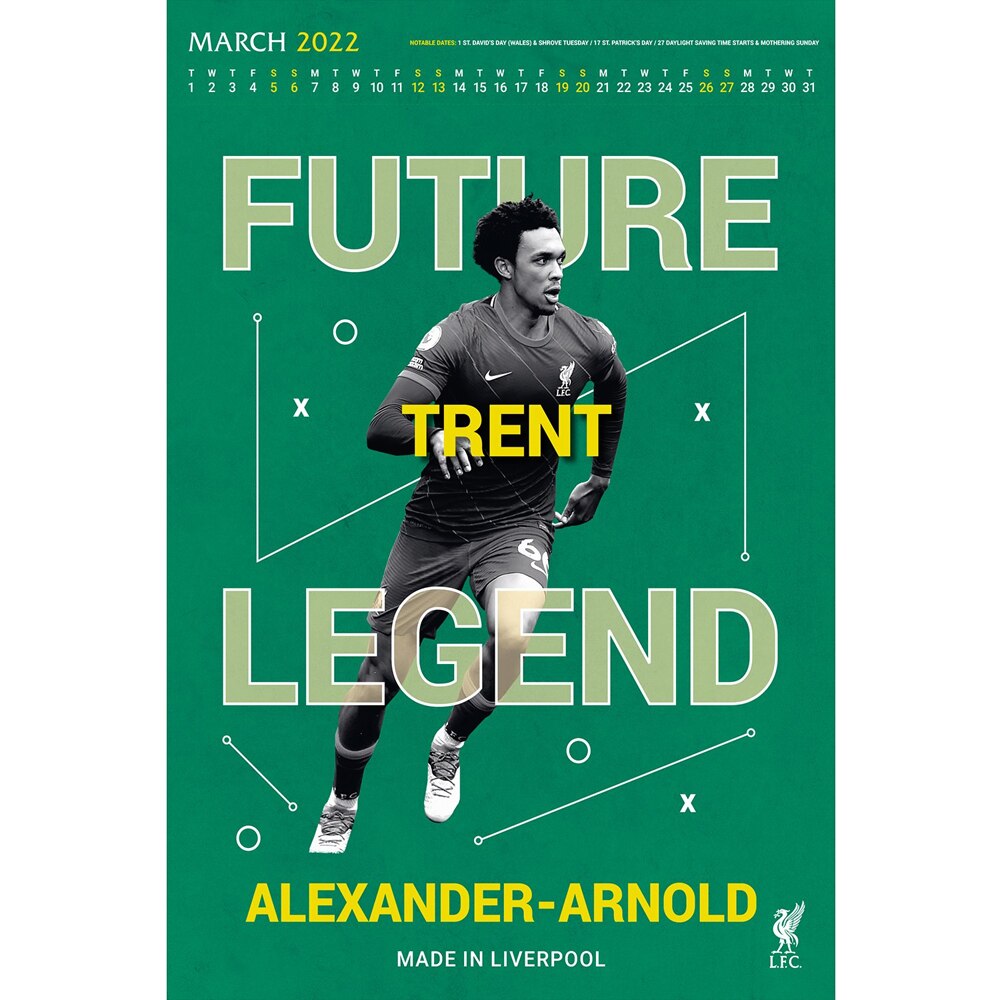 Official Product Liverpool FC Deluxe Kalender 2022