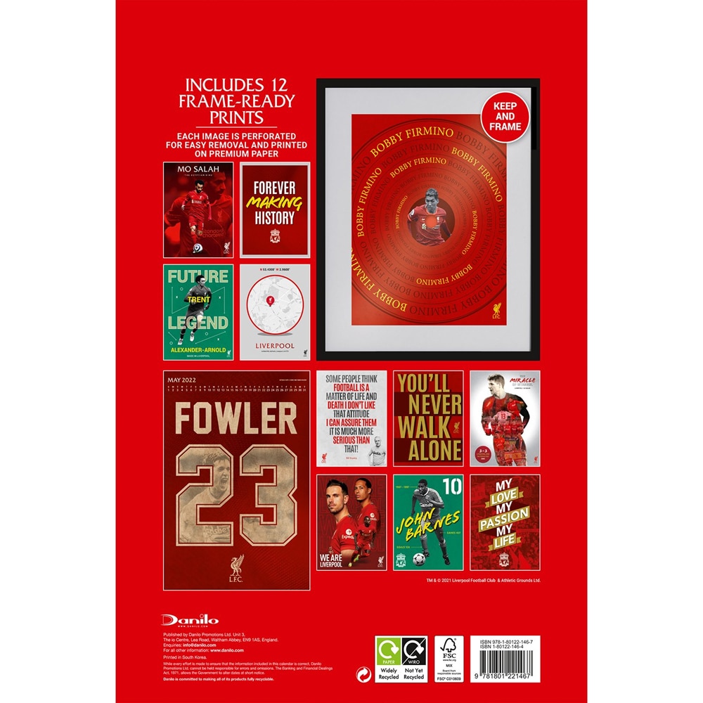 Official Product Liverpool FC Deluxe Kalender 2022