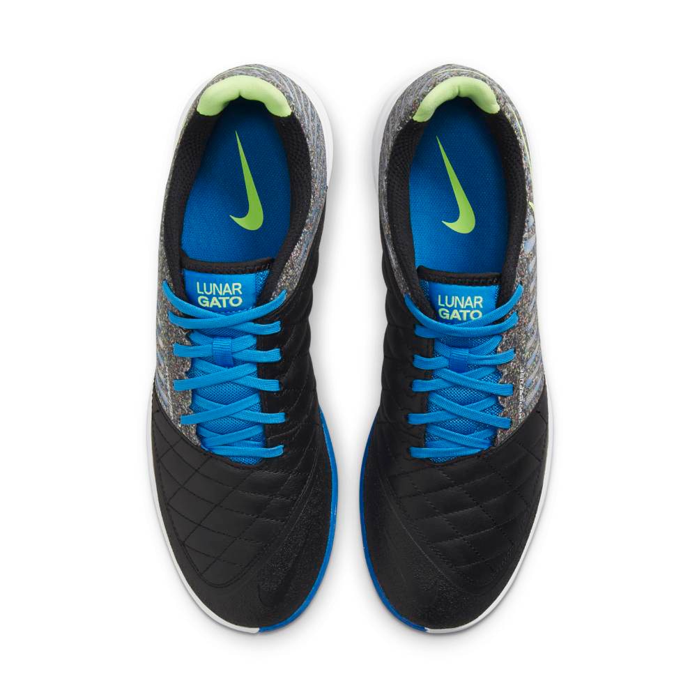 Nike Lunargato II IC Futsal Innendørs Fotballsko Sort/Blå