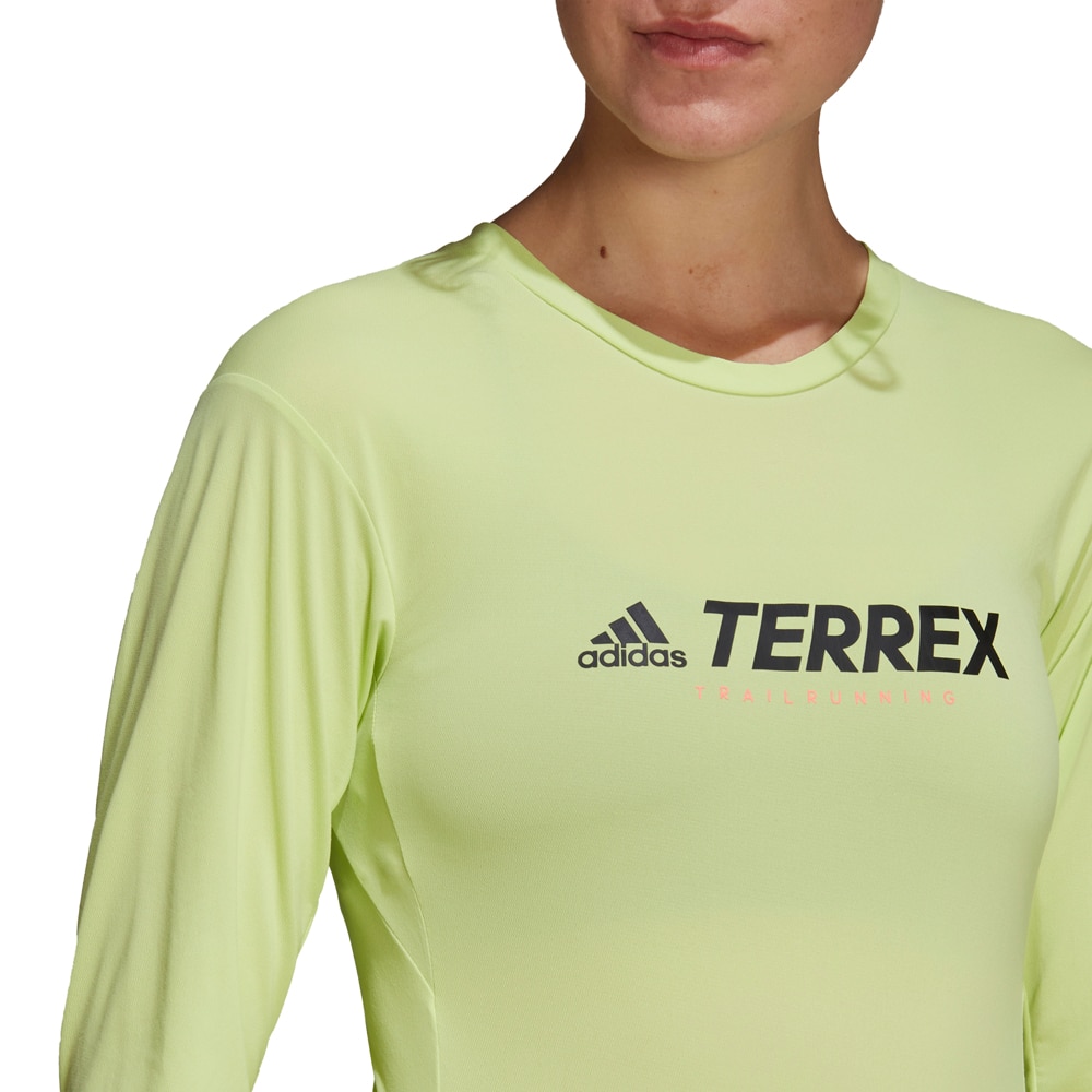 Adidas Terrex Primeblue Trail Langermet Treningstrøye Dame Volt