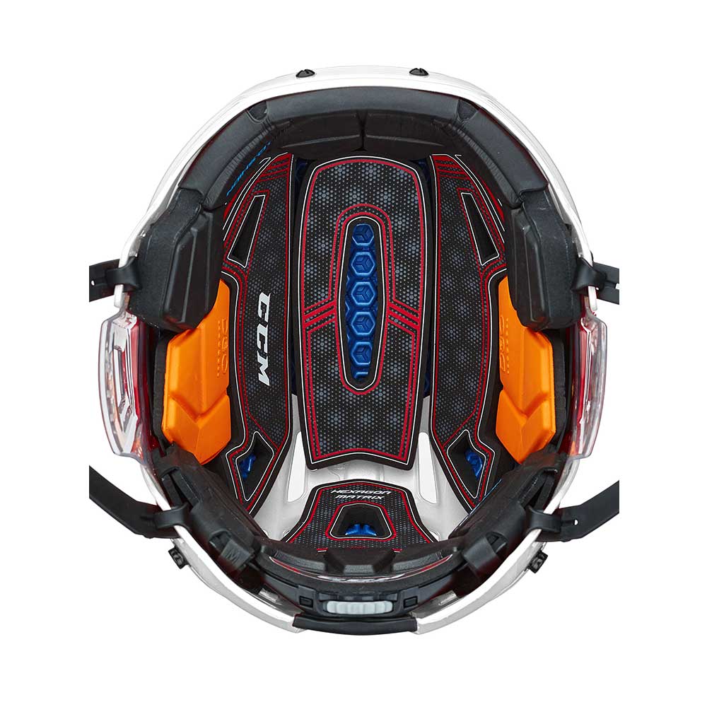 Ccm Fitlite 90 Combo Hockeyhjelm Hvit