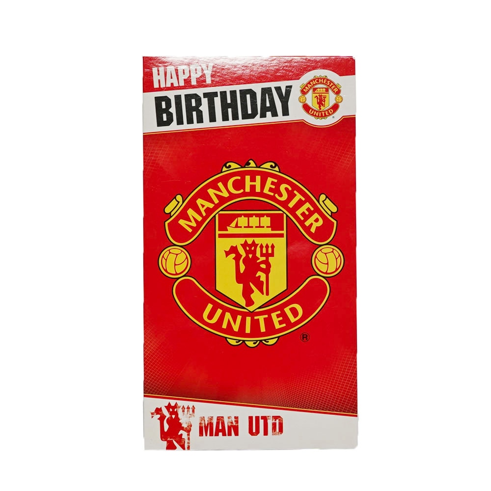 Official Product Manchester United Bursdagskort Rød