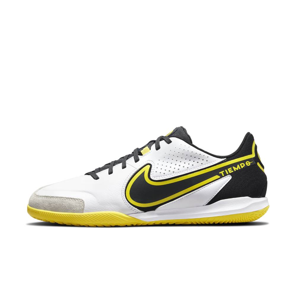 Nike Tiempo Legend 9 Academy IC Futsal Innendørs Fotballsko Hvit/Gul