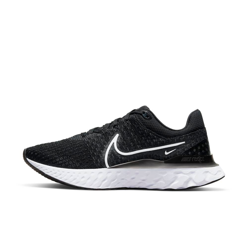 Nike React Infinity Run Flyknit 3 Joggesko Dame Sort/Hvit