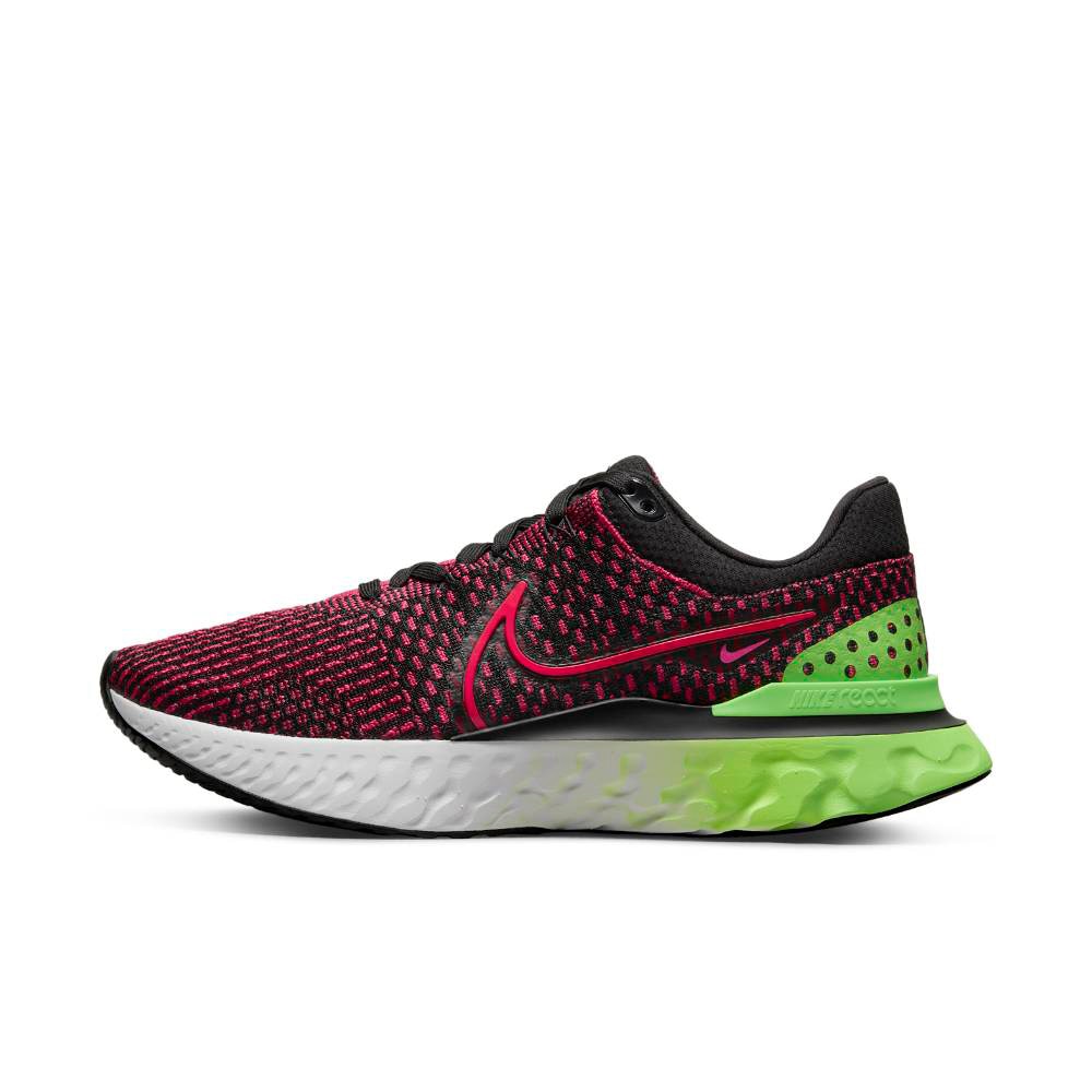 Nike React Infinity Run Flyknit 3 Joggesko Herre Sort/Rød