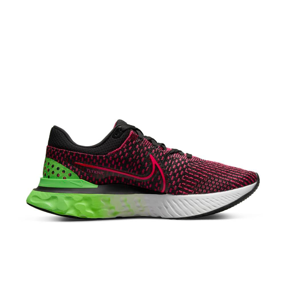 Nike React Infinity Run Flyknit 3 Joggesko Herre Sort/Rød