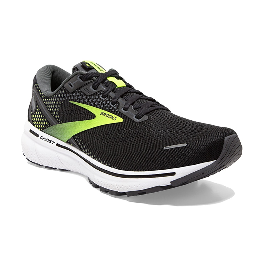 Brooks Ghost 14 Joggesko Herre Sort/Volt