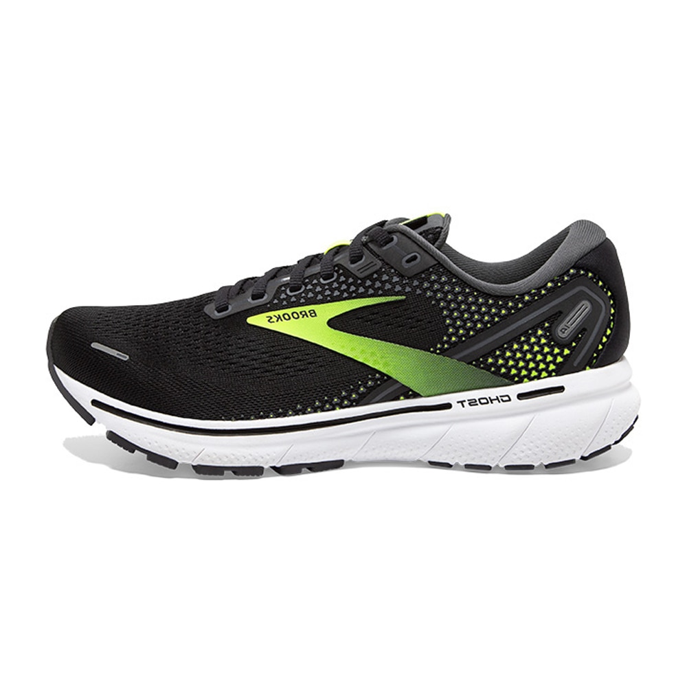 Brooks Ghost 14 Joggesko Herre Sort/Volt