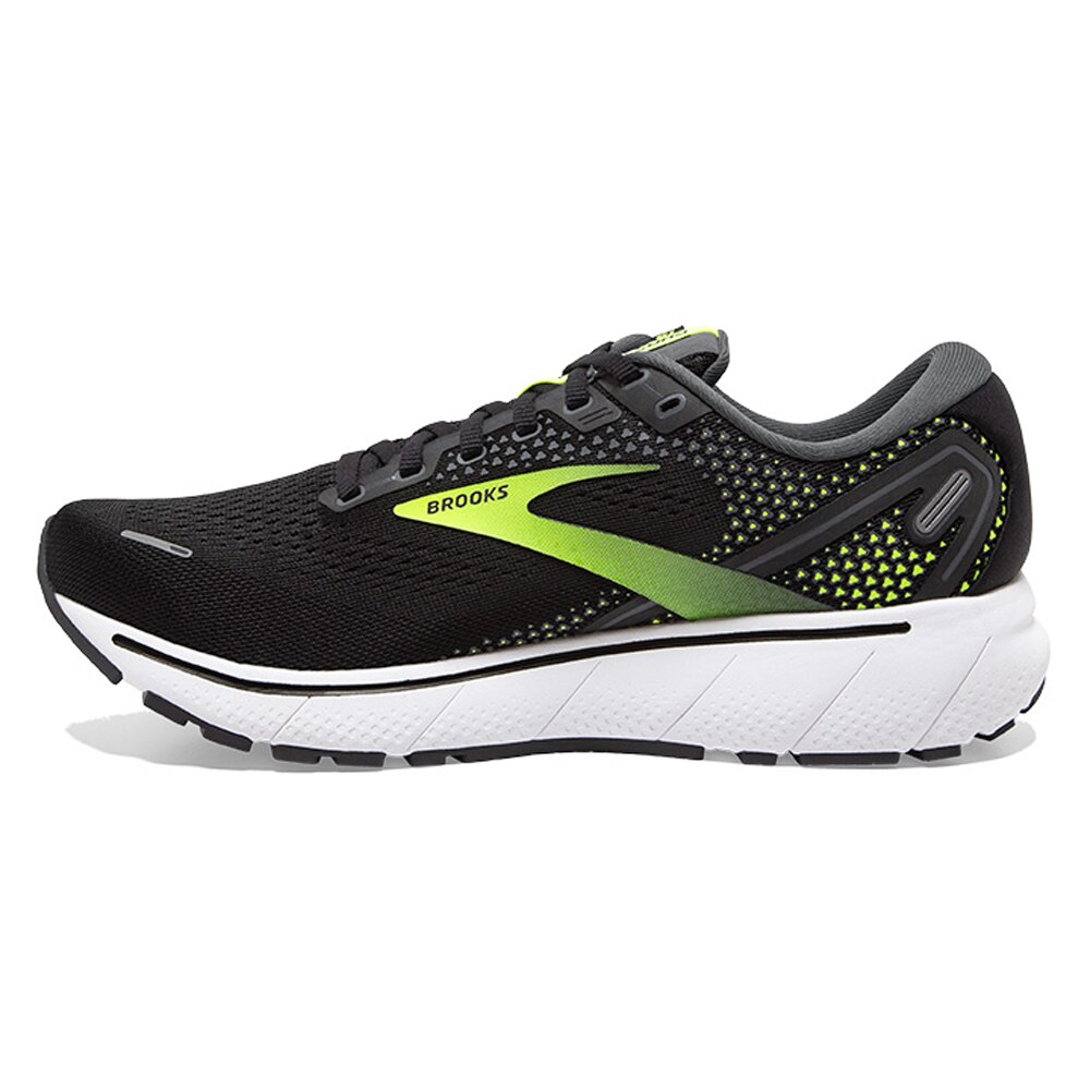 Brooks Ghost 14 Joggesko Herre Sort/Volt