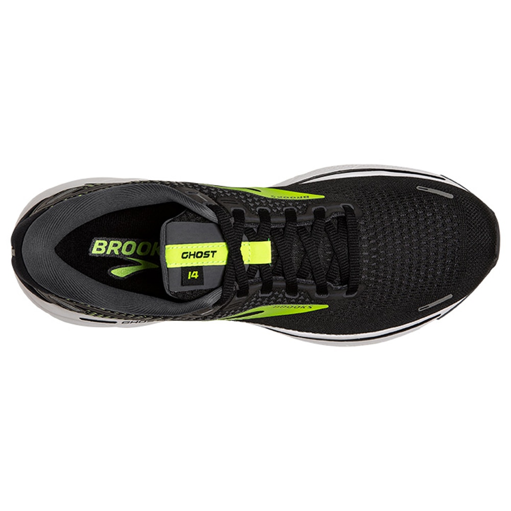 Brooks Ghost 14 Joggesko Herre Sort/Volt