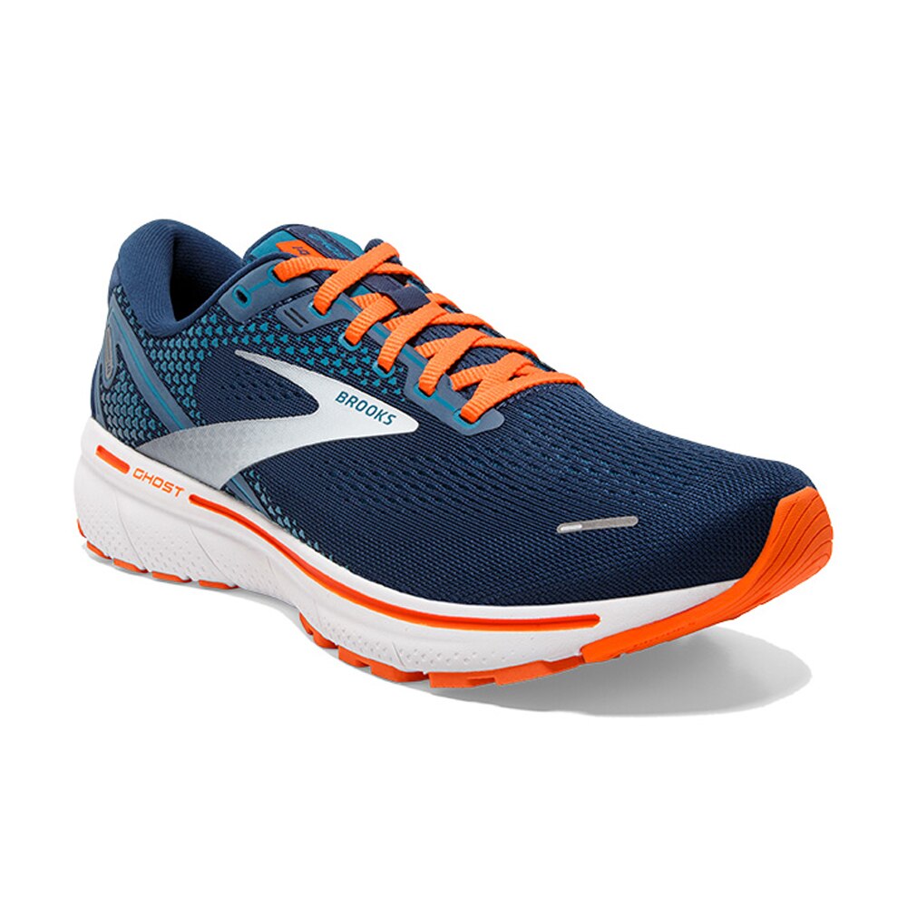 Brooks Ghost 14 Joggesko Herre Blå/Oransje