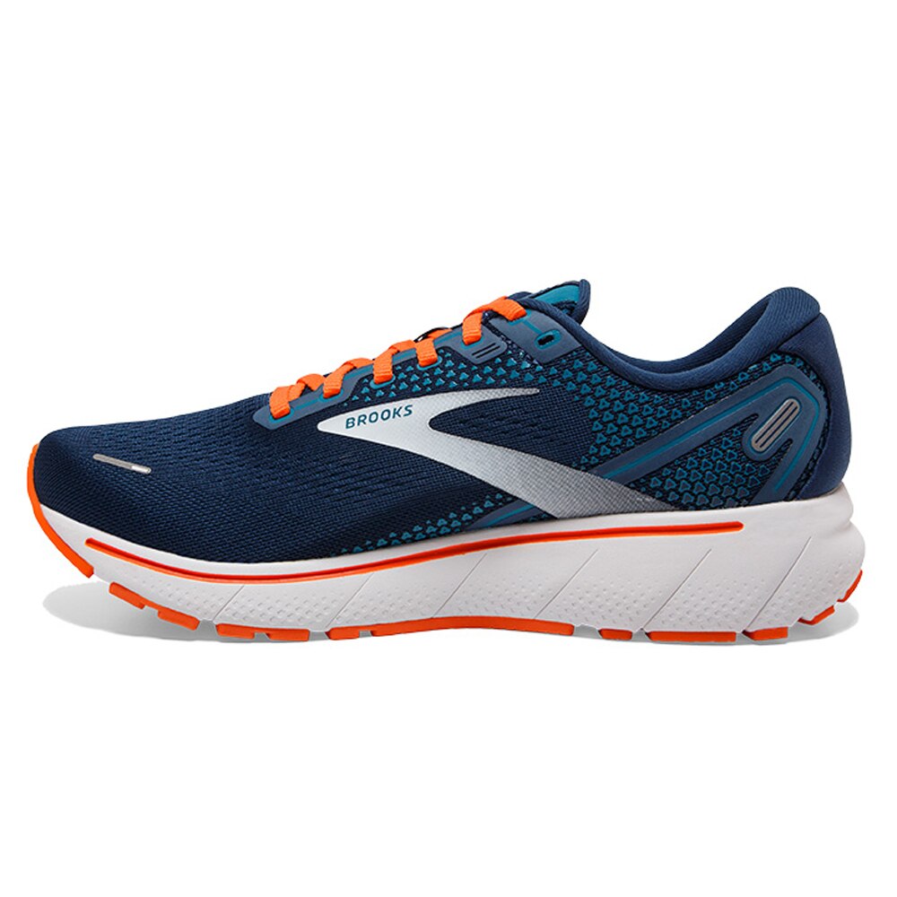 Brooks Ghost 14 Joggesko Herre Blå/Oransje