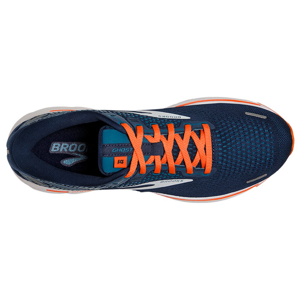 Brooks Ghost 14 Joggesko Herre Blå/Oransje