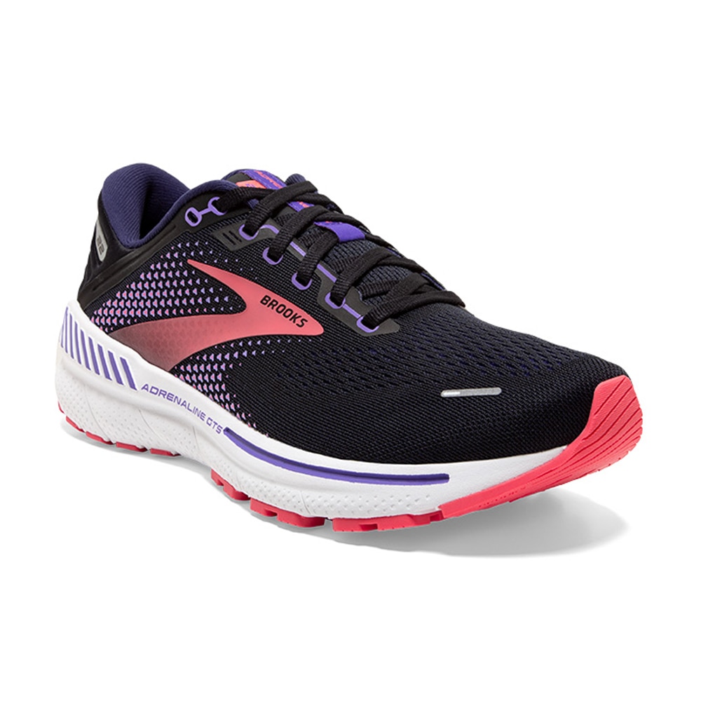 Brooks Adrenaline GTS 22 Joggesko Dame Sort/Rosa