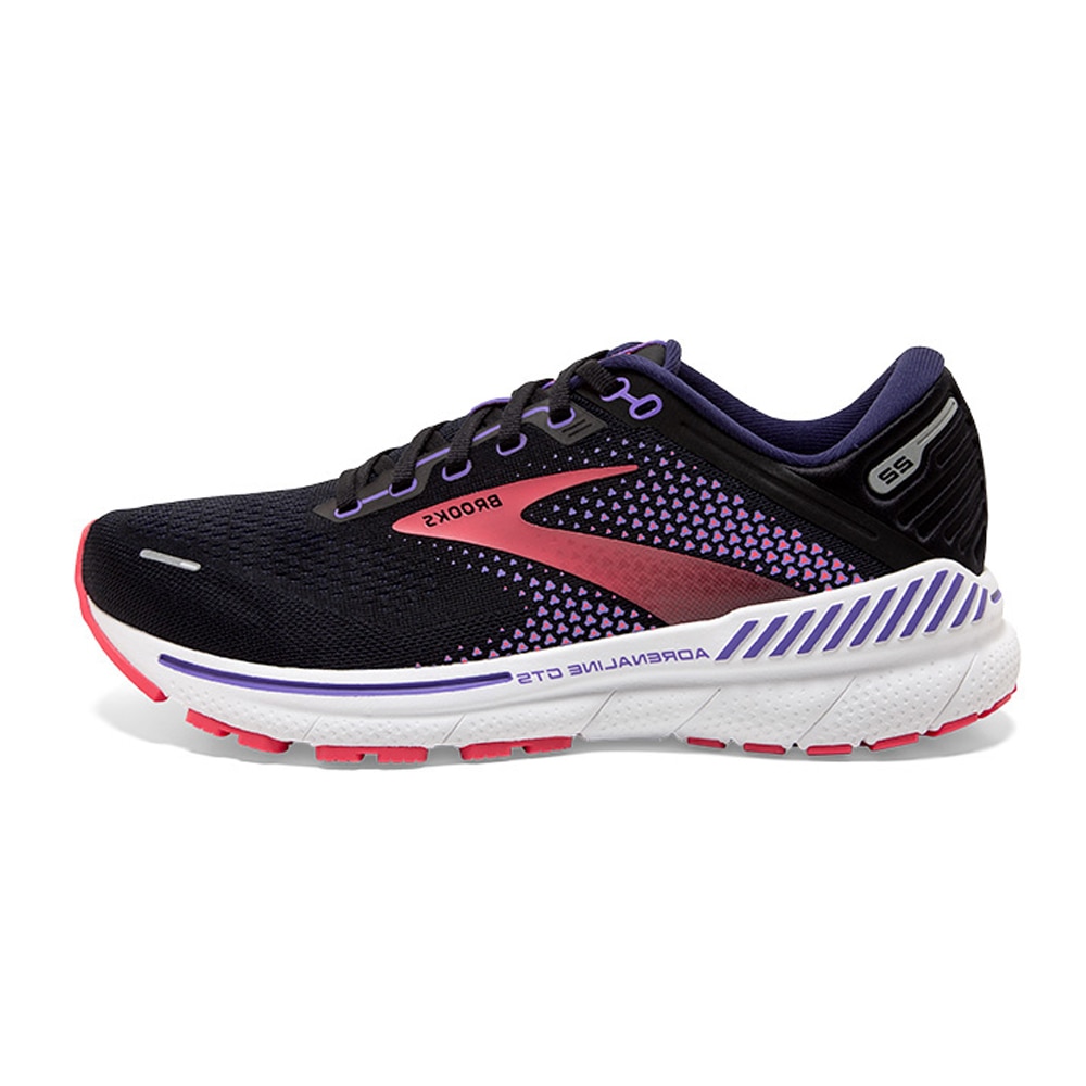 Brooks Adrenaline GTS 22 Joggesko Dame Sort/Rosa