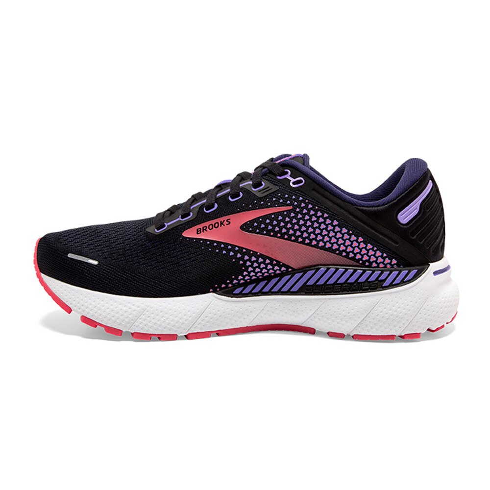 Brooks Adrenaline GTS 22 Joggesko Dame Sort/Rosa