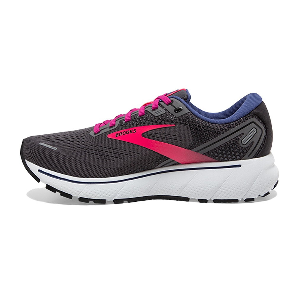 Brooks Ghost 14 Joggesko Dame Grå/Rosa