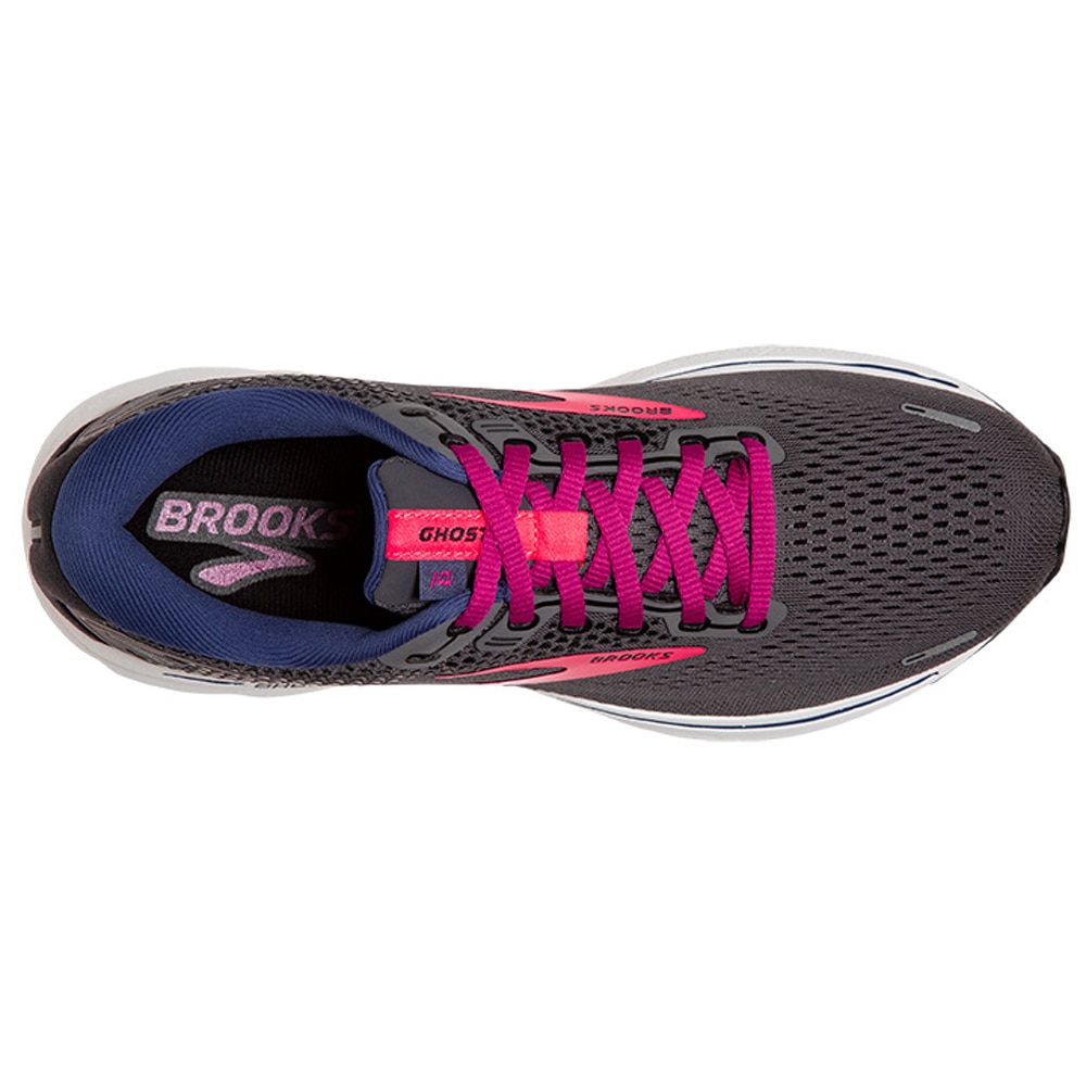 Brooks Ghost 14 Joggesko Dame Grå/Rosa