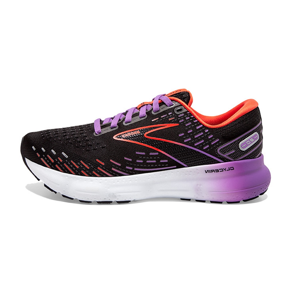 Brooks Glycerin 20 Joggesko Dame Sort/Lilla