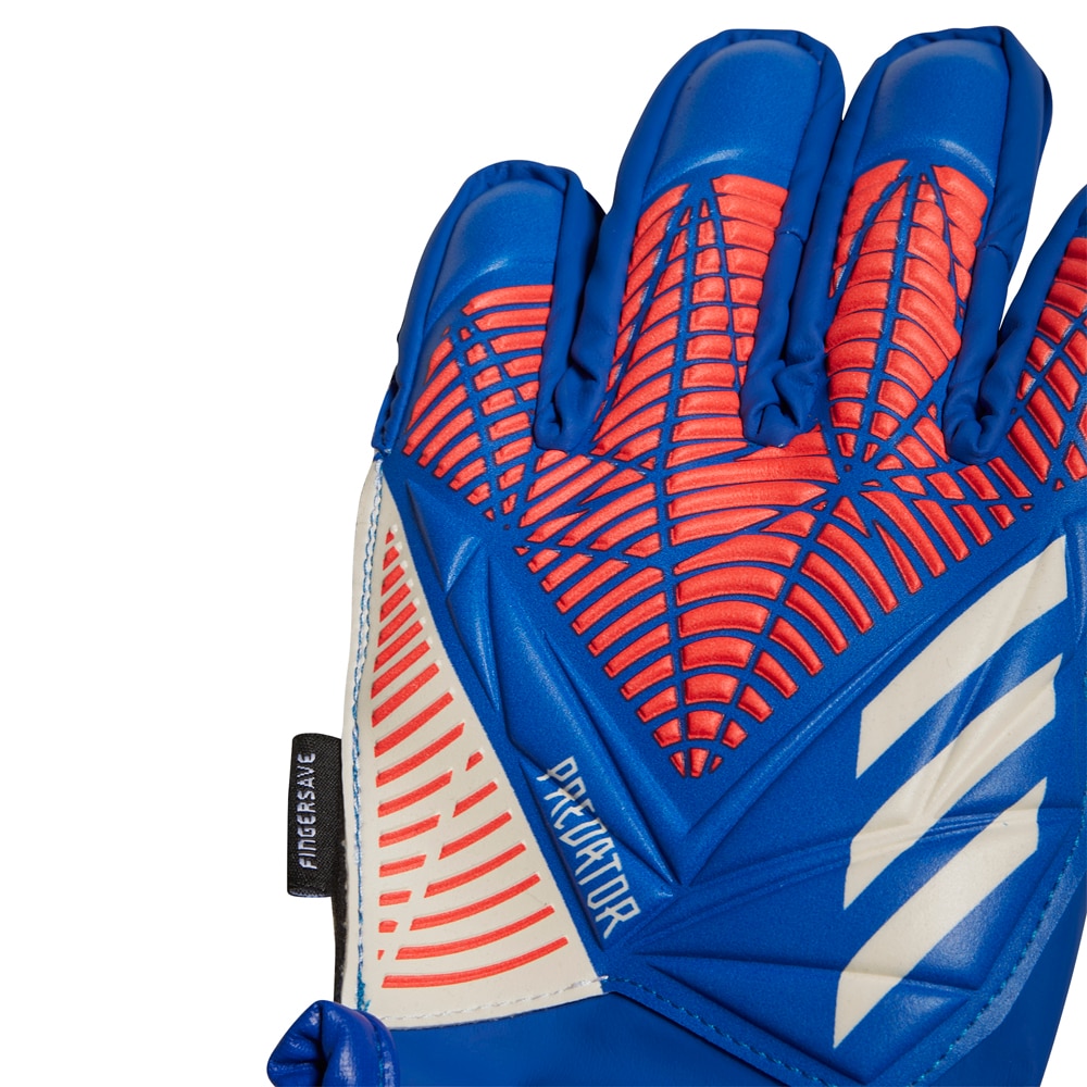 Adidas Predator Match Fingersave Keeperhansker Barn Sapphire Edge Pack
