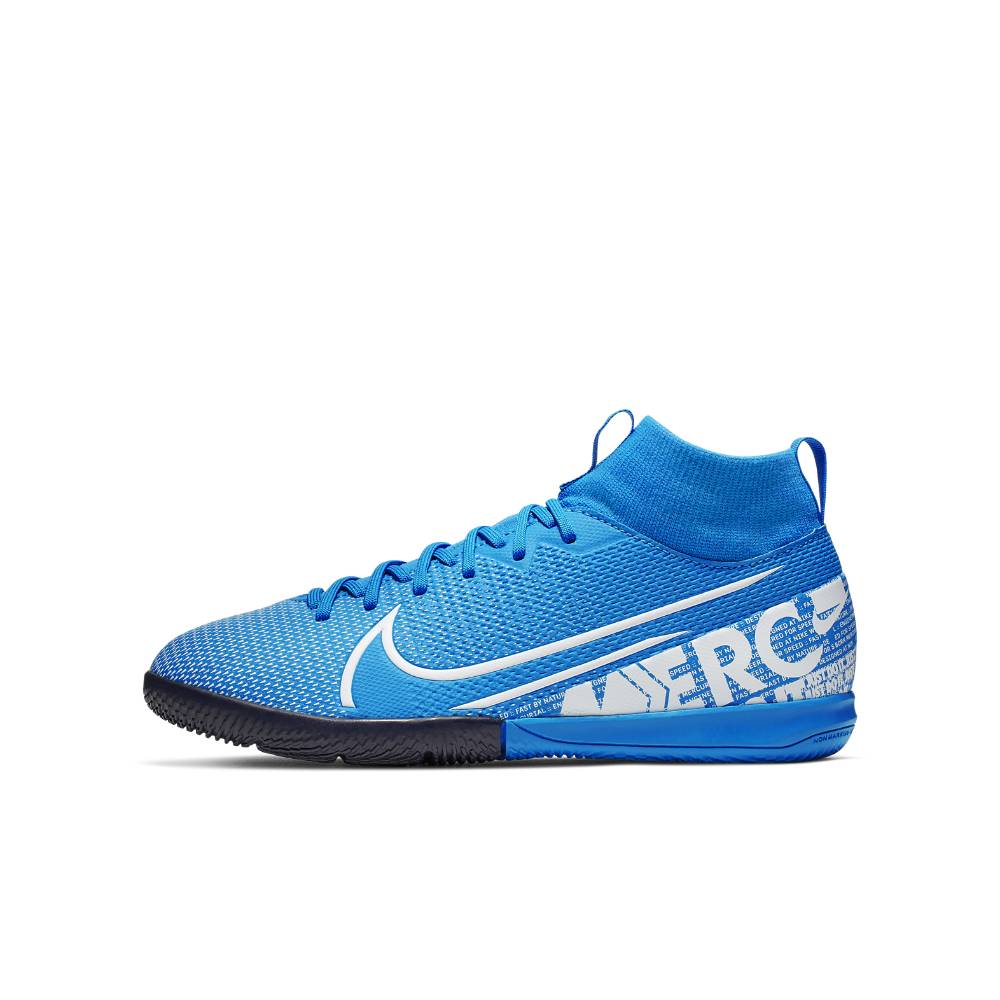 Nike MercurialX Superfly 7 Academy IC Futsal Innendørs Fotballsko Barn New Lights Pack