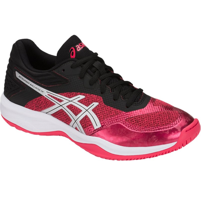 Asics Gel-Netburner Ballistic Hallsko Dame Sort/Rosa